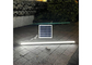 Sân vườn 30cm Đèn LED năng lượng mặt trời Cảm ứng cơ thể người 10m Điều khiển từ xa