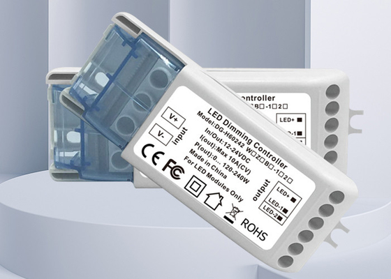 Pha màu đèn điện áp thấp Bộ điều khiển làm mờ đèn LED Nhiệt độ màu Bi vô cấp 10A