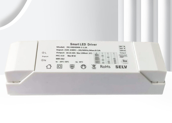 Bộ nguồn làm mờ điều chỉnh màu 32W-48W WIFI / Bluetooth / Zigbee Graffiti