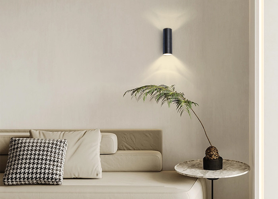 Đèn tường ngoài trời đơn giản hiện đại 6W 12W LED Vỏ hai đầu chống nước E27