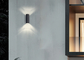 Đèn tường ngoài trời LED không thấm nước hai đầu vỏ E27 đèn sân vườn đơn giản hiện đại