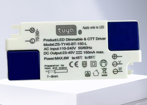 Trình điều khiển làm mờ đèn LED thông minh không dây hai màu 6W 6W Graffiti Bluetooth