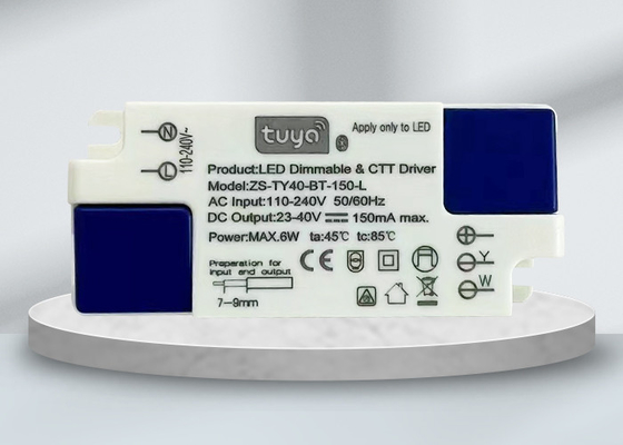 Trình điều khiển làm mờ đèn LED thông minh không dây hai màu 6W 6W Graffiti Bluetooth