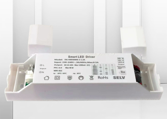 Bộ nguồn làm mờ 32W-48W Ổ đĩa thông minh WIFI / Bluetooth / Zigbee Graffiti