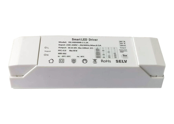 Bộ nguồn làm mờ điều chỉnh màu 32W-48W WIFI / Bluetooth / Zigbee Graffiti