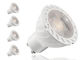 Bóng đèn LED chiếu điểm LED 7W có thể điều chỉnh độ sáng GU10 MR16 COB Màu trắng ấm, lạnh