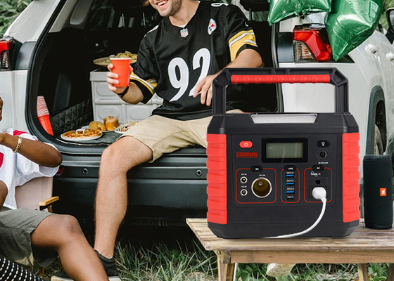 Cắm trại ngoài trời 330W Trạm ngân hàng điện di động Thiết bị gia dụng