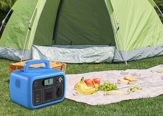 Bộ nguồn di động ngoài trời Công suất đầu ra AC 300W Công suất 300Wh gian hàng cắm trại ngoài trời Bộ nguồn lưu trữ năng lượng